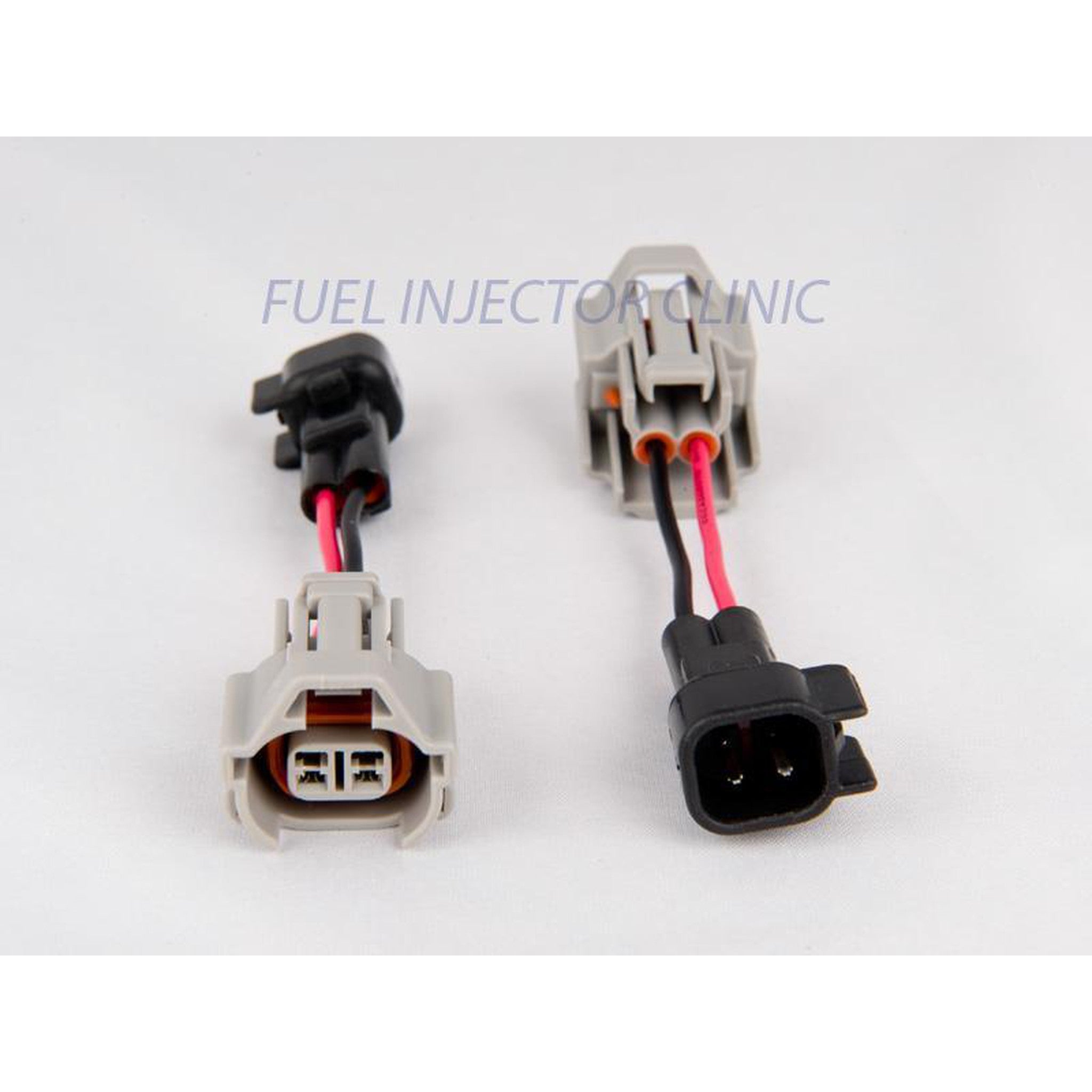 Fuel Injector Clinic Set of 8 Denso (female) to US Car/EV6 (male) injector plug adaptors