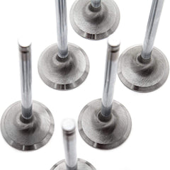 GSC P-D Chrome Polished Super Alloy Exhaust Valve - 30mm Head (+1mm) - SET 8 - Mitsubishi/Hyundai 4B11T