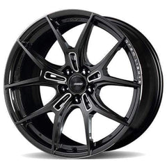 Gram Lights 57FXZ 19X9.5 +25 5x112 Super Dark Gunmetal & Machining Rim Edge Dc Wheel - Universal