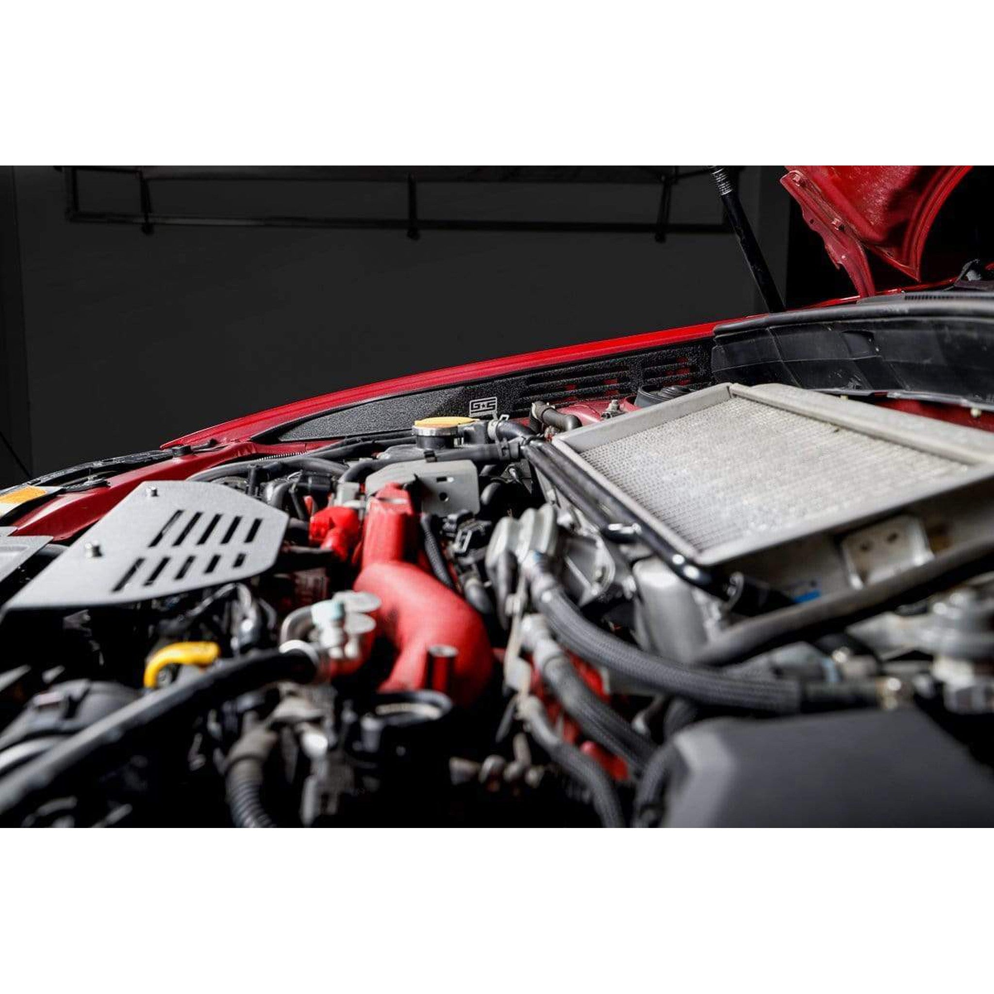 GrimmSpeed Black Fender Shrouds Subaru WRX / STI 2008-2014 | 096058