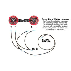 GrimmSpeed BroTie Mounting Bracket for Hella Horns Subaru WRX / STI 2002-2021