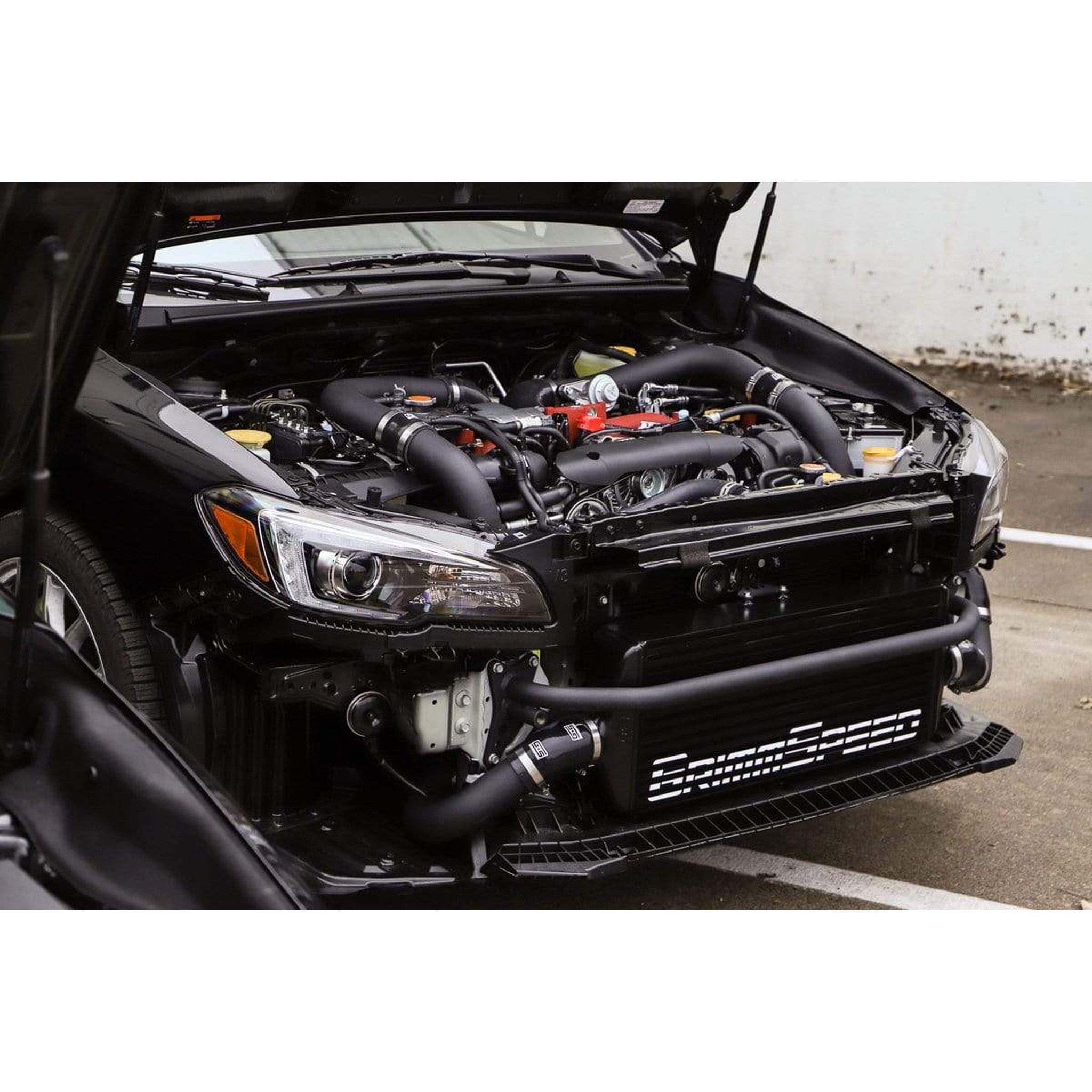 GrimmSpeed Front Mount Intercooler Kit Black Core / Black Pipe Subaru STI 2015-2021
