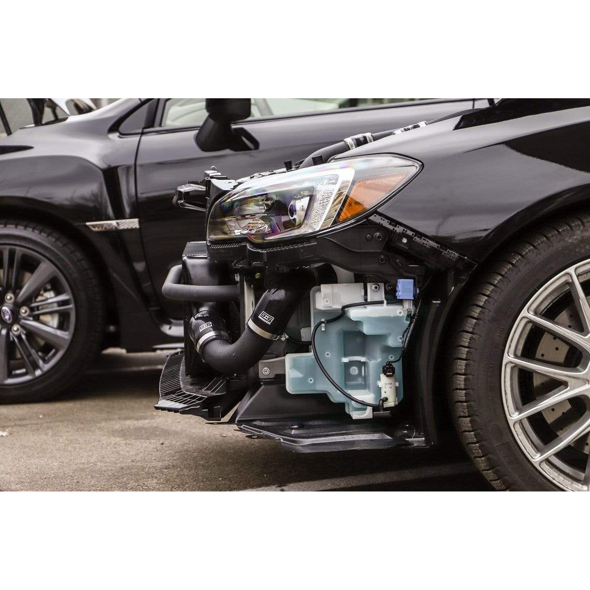 GrimmSpeed Front Mount Intercooler Kit Black Core / Black Pipe Subaru STI 2015-2021