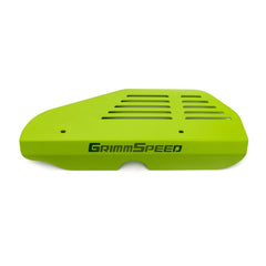 Grimmspeed Alternator Cover Neon Green Subaru WRX 2002-2014 / STI 2004-2021