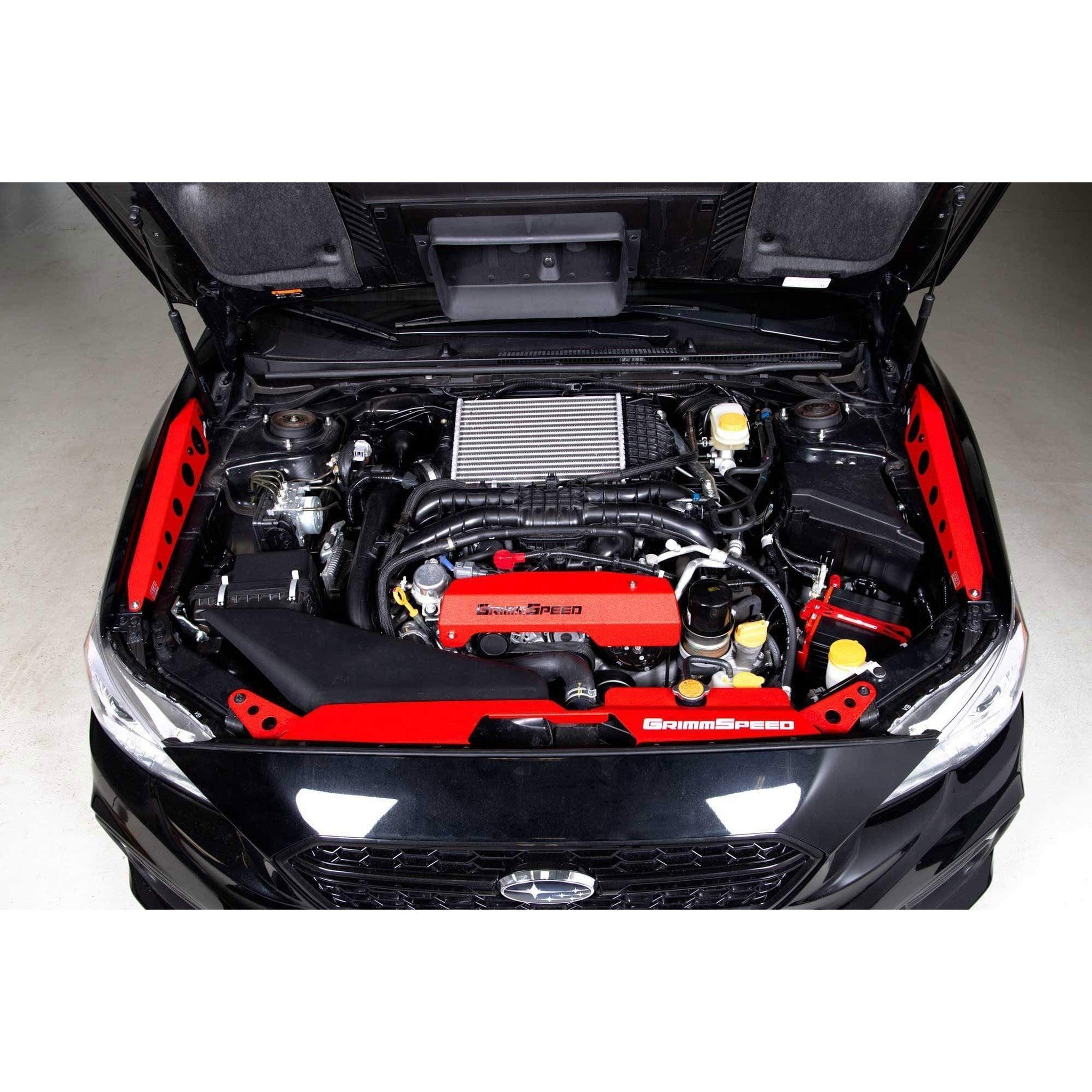 Grimmspeed Fender Shroud Red Subaru WRX / STI 2015-2021