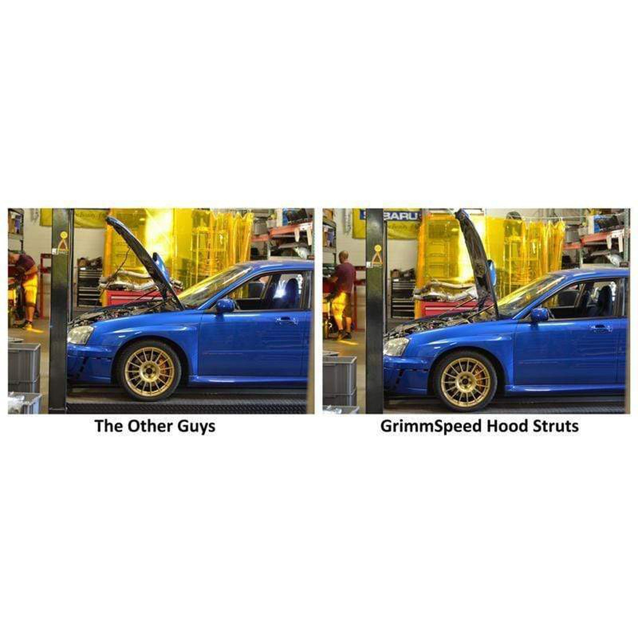 Grimmspeed Hood Struts 2002-2007 Subaru WRX / STI / 2005-2006 Saab 9-2X Aero