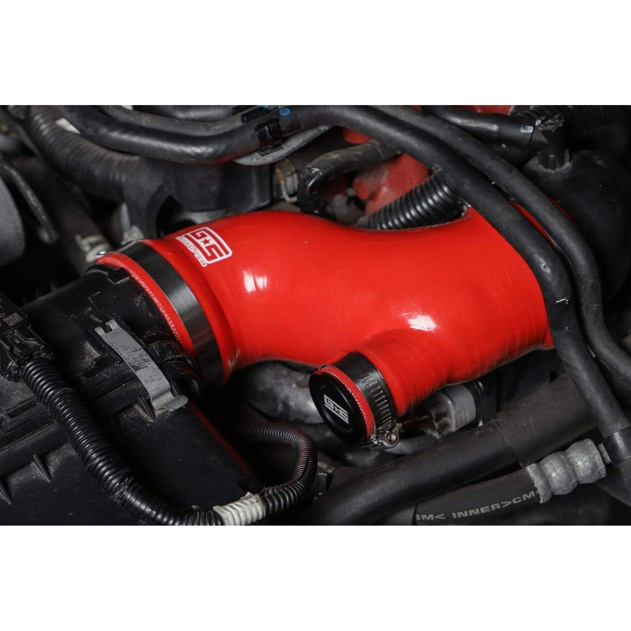 Grimmspeed Red Post MAF Hose Kit Subaru STI w/ OEM Sound Tube 2015-2017 | 125014