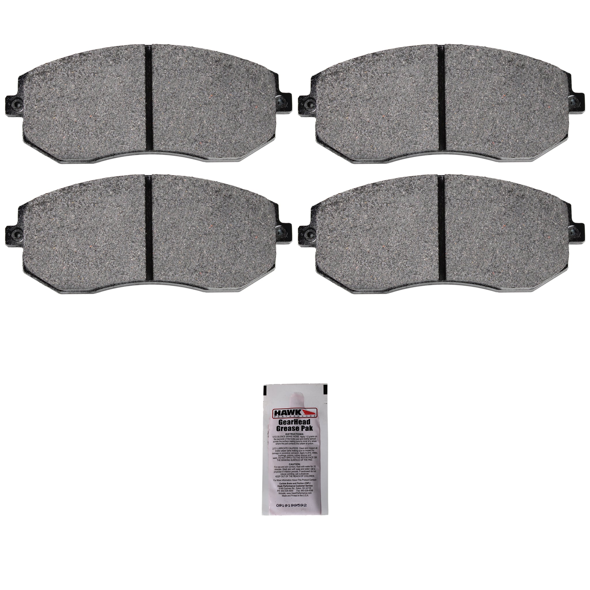 Hawk DTC-30 Front Brake Pads Scion FR-S 2013-2016 / Subaru BRZ 2013-2020 | HB711W.661