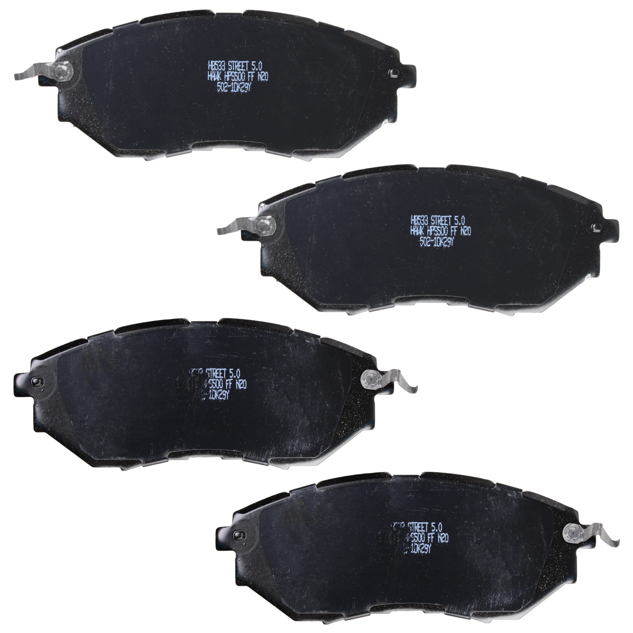 Hawk Street 5.0 Front Brake Pads Subaru WRX 2015-2021 | HB533B.668
