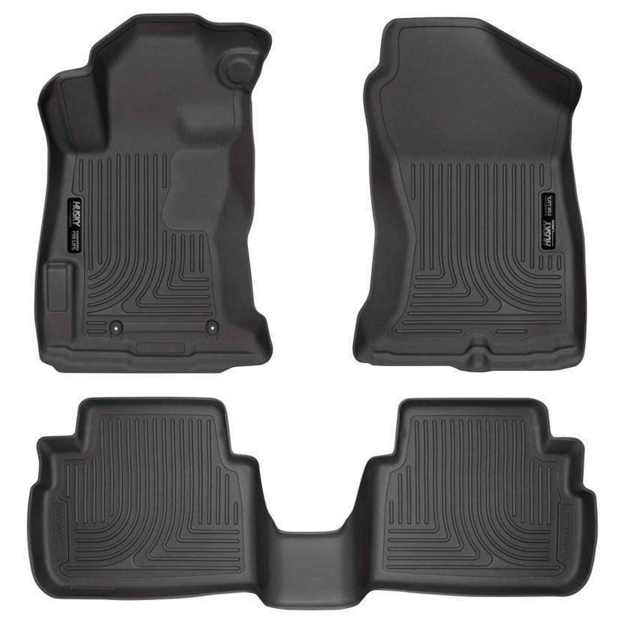 Husky Liners WeatherBeater Black Front and Rear Floor Liners Subaru Crosstrek 18-22 | 99661