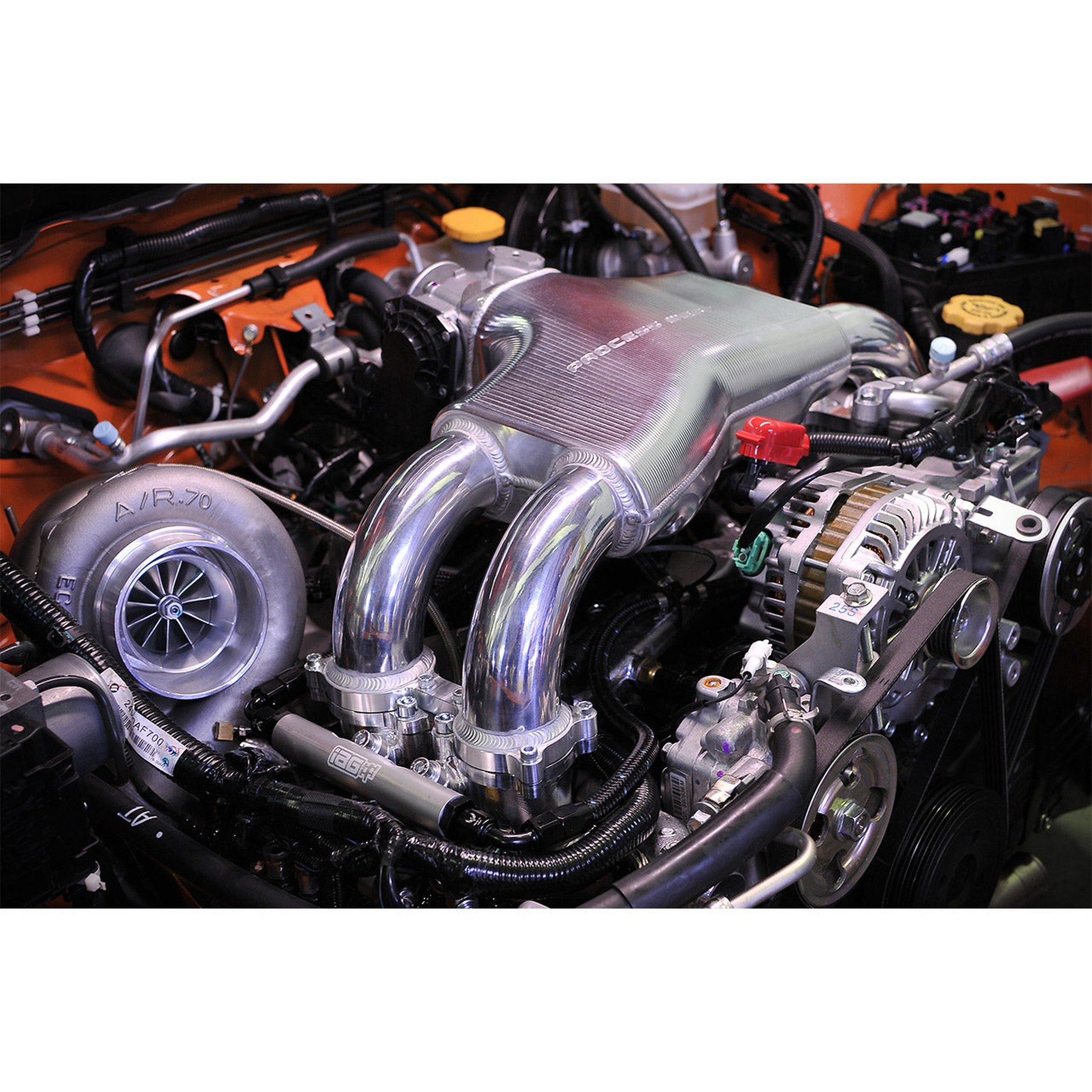 IAG Braided Race Fuel Line & Fittings Kit for IAG Top Feed Rails and -6 Aeromotive FPR | IAG-AFD-2202