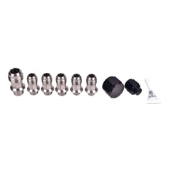 IAG Stainless Steel AN Breather Fitting Set Subaru STI 2004-2021 / WRX 05-14 | IAG-ENG-7301