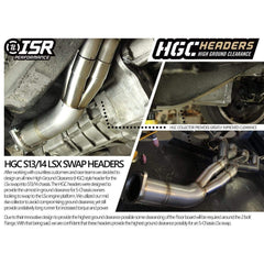 ISR LS Swap Headers 1 3/4" Nissan 240sx 1989-1998