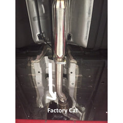 ISR Performance GT Single Cat Back Exhaust w/ Burnt Tip Hyundai Genesis Coupe 2.0T 09+ | IS-GT-GEN20-BT