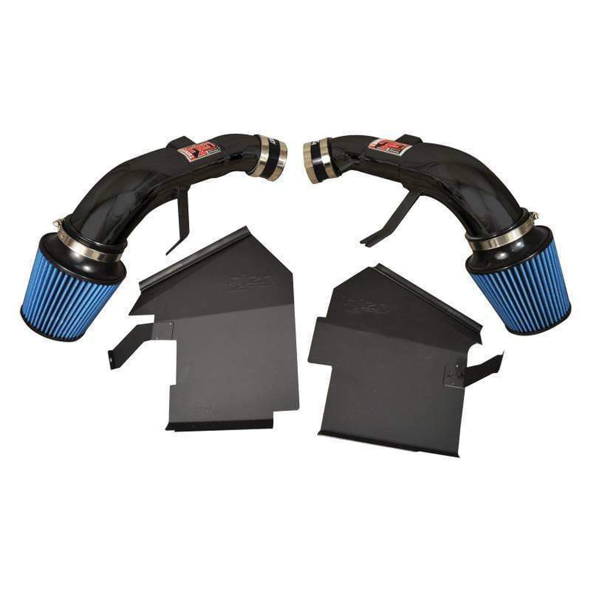 Injen Black Dual Short Ram Intake w/ MR Techn + Heat Shields Infiniti Q50 V6-3.7L 2014-2015
