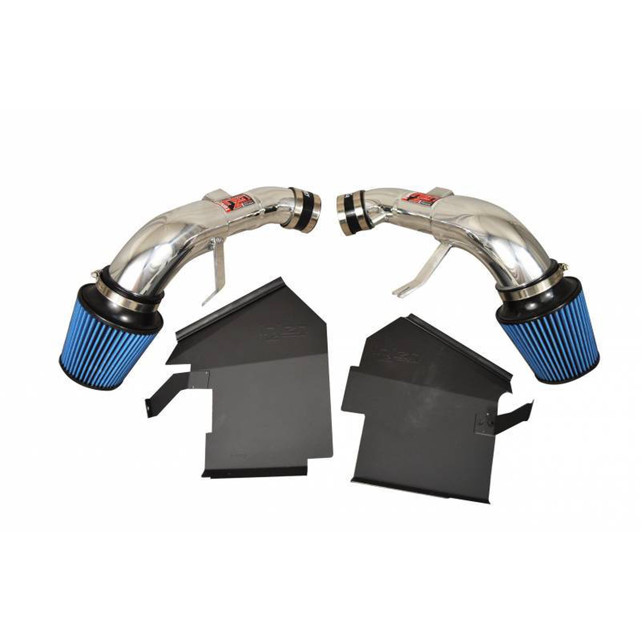 Injen Polished Dual Short Ram Intake w/ MR Techn + Heat Shields Infiniti Q50 V6-3.7L 2014-2015