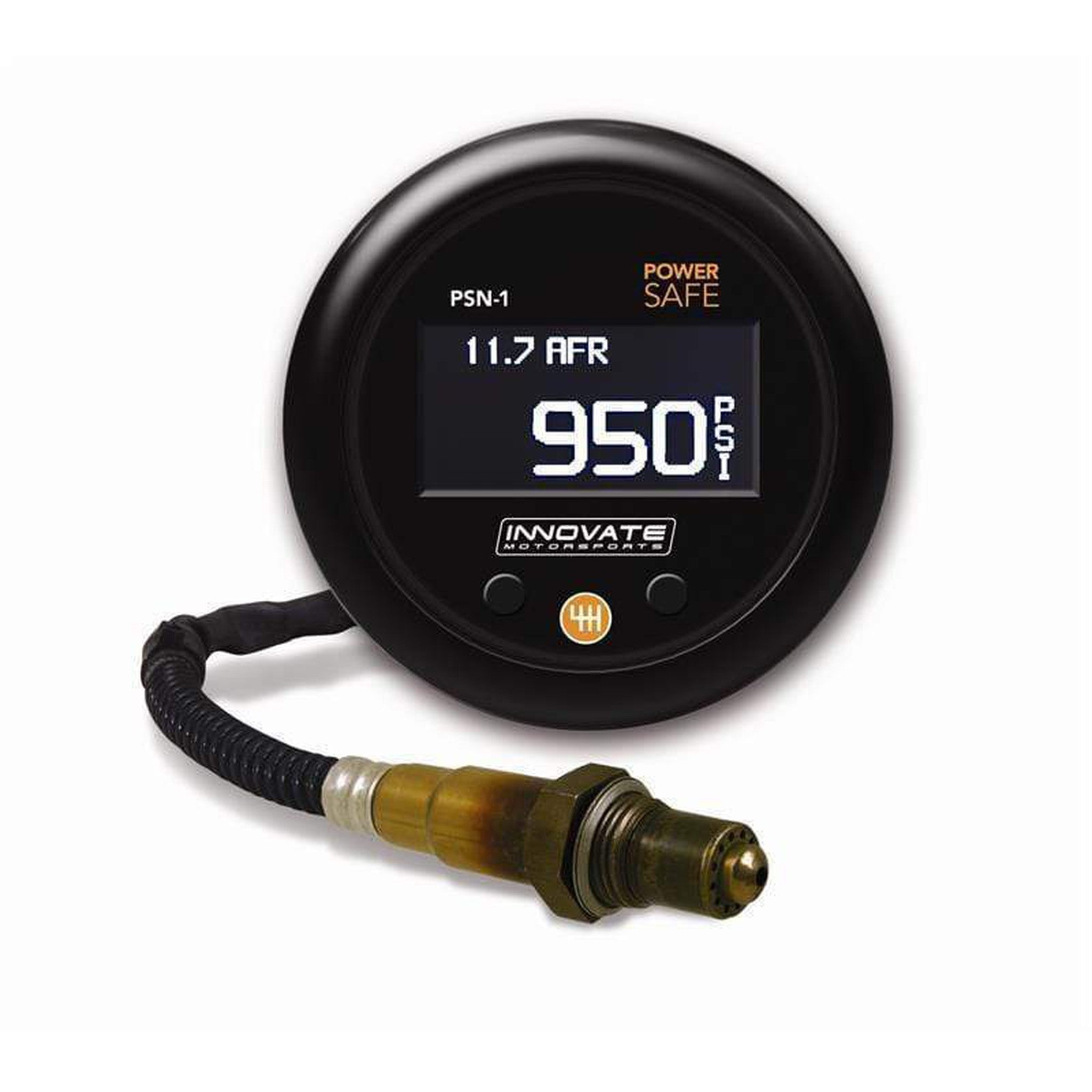 Innovate PSN-1 PowerSafe Nitrous Bottle Pressure / Wideband O2 Gauge Kit | 3893