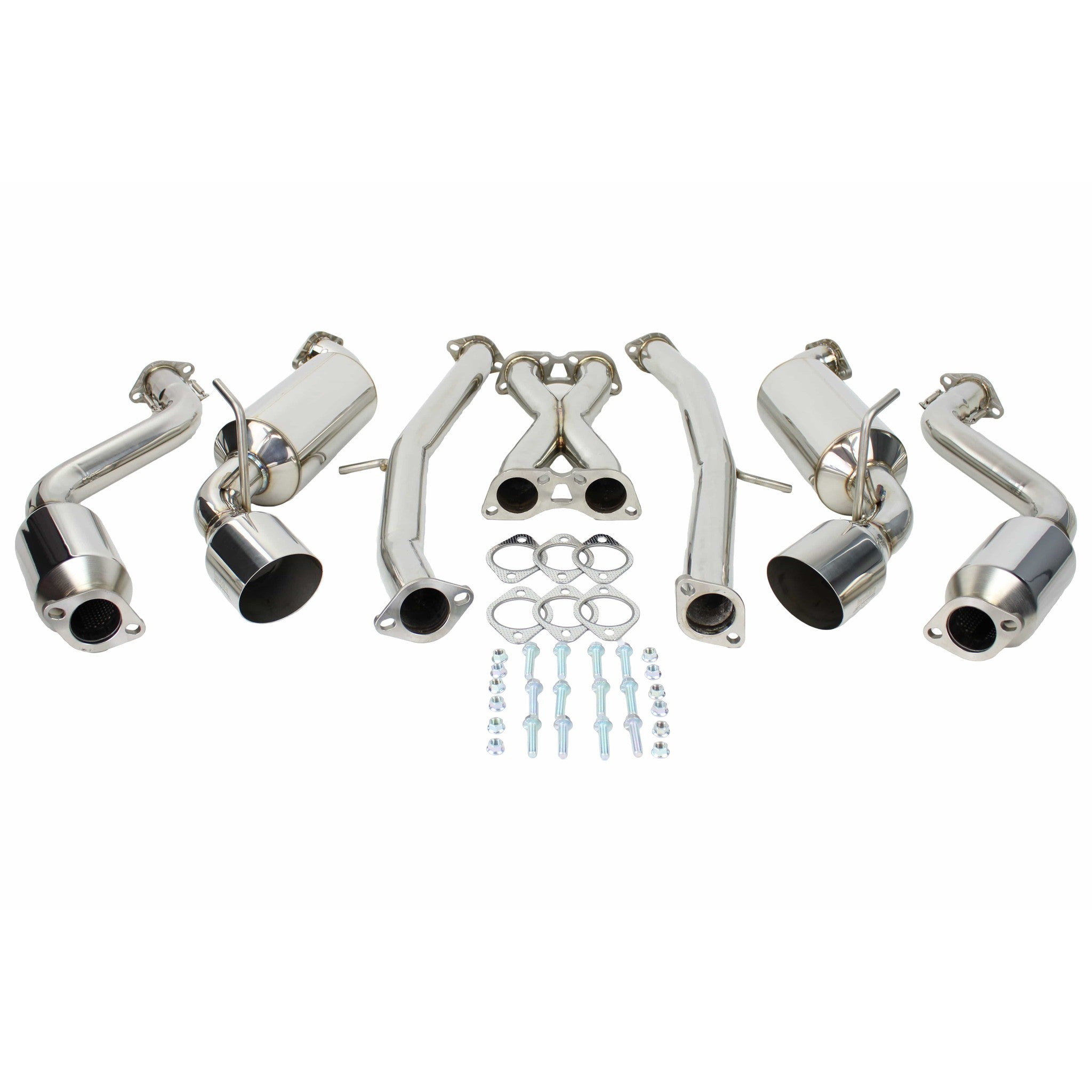 有名ブランド N1 Dual Invidia GT 2009 370Z Nissan Exhaust Back Cat Tip SS コミック・アニメ