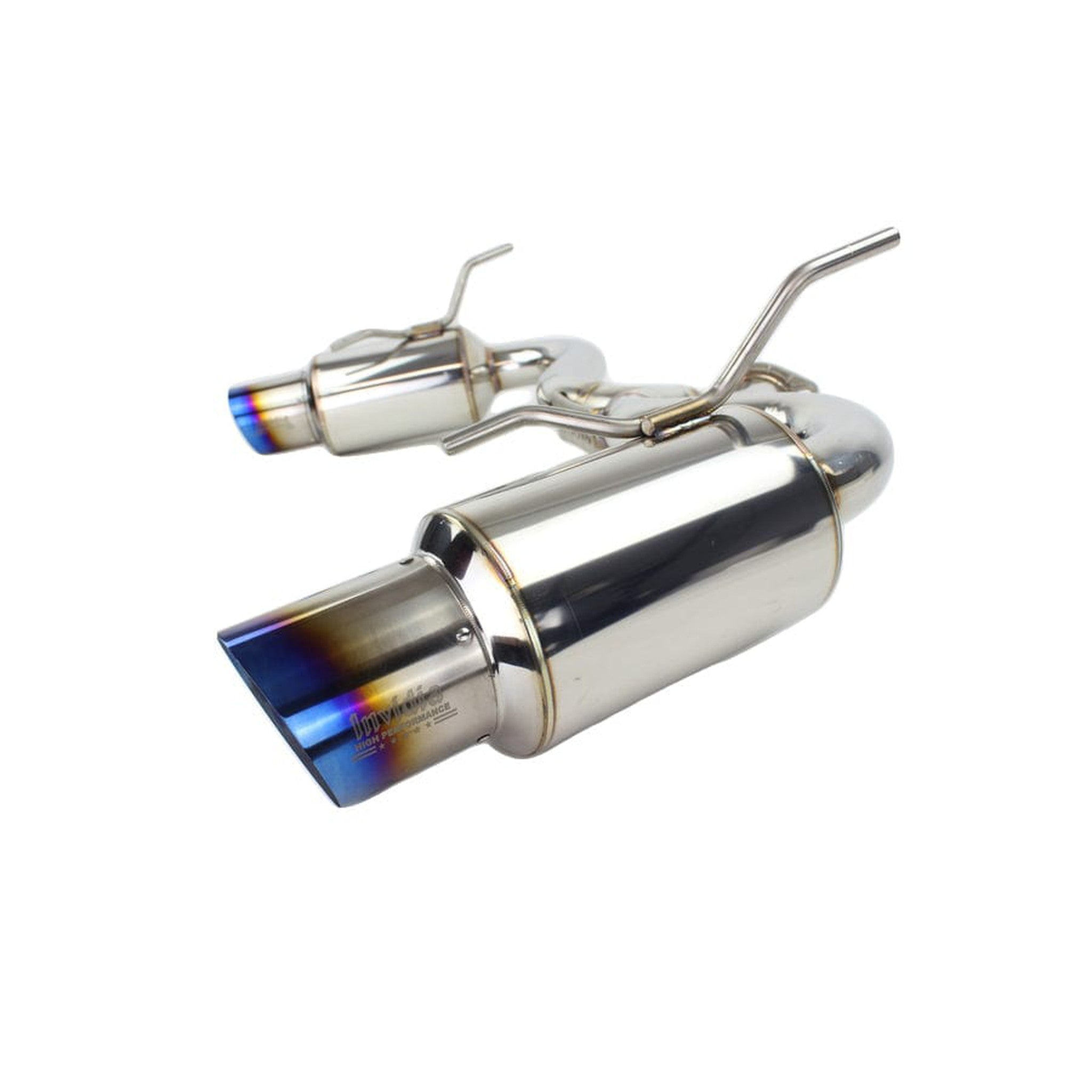 Invidia Dual N1 Titanium Tip Cat Back Exhaust STI 2008-2014 / WRX 2011-2014 Hatchback | HS08STIGTT