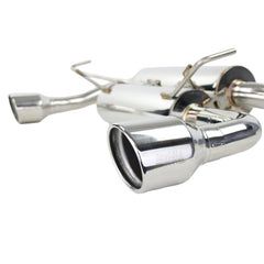 Invidia Gemini Rolled Stainless Tips Cat Back Exhaust Nissan 370Z 2009+ | HS09N7ZGIS