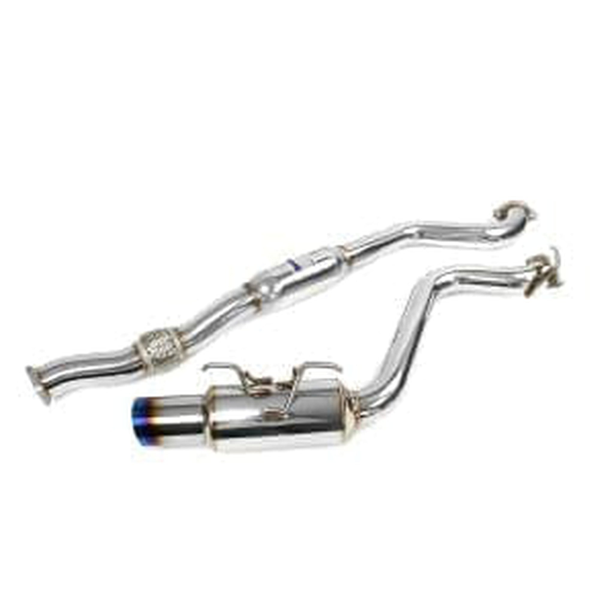 Invidia N1 Street Burnt Titanium Tip Cat Back Exhaust Subaru WRX 2008-2014 Hatchback | HS08SW5GTT