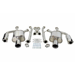 Invidia Q300 Cat Back Exhaust Dual Stainless Tips Infiniti G35 07-08 / G37 09-13 | HS07IG4G3S