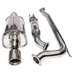 Invidia Q300 Single Tip Cat Back Exhaust WRX 2008-2014 Sedan / STI 2011-2014 Sedan | HS08SW4G3S