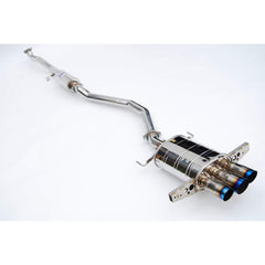 Invidia Q300 Triple Titanium Tip Cat Back Exhaust Honda Civic Sport Hatchback 2017-2021 | HS17CHB7Q33ST