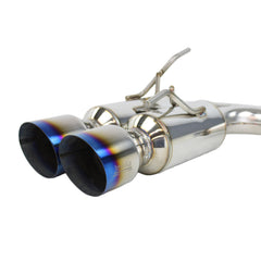 Invidia R400 Gemini Cat Back Exhaust w/Titanium Tips Subaru STI 2008-2014 / WRX 2011-2014 Hatchback | HS08ST5GM4ST