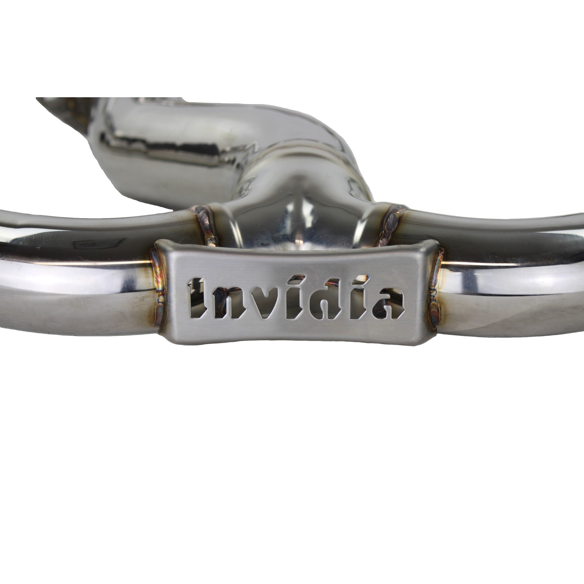 Invidia R400 Gemini Single Layer Quad Titanium Tip Cat Back Exhaust Subaru WRX / STI 2015-2021 | HS15STIGM4ST