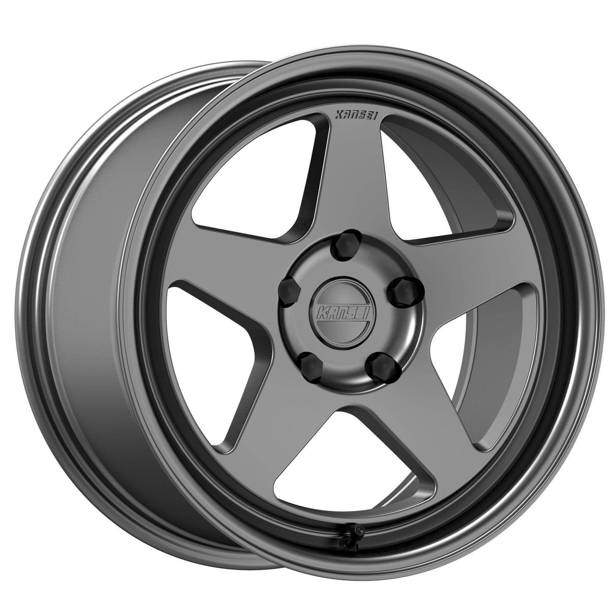 Kansei KNP Gloss Gunmetal Wheel 18x9 5x114.3 35mm 73.1HB