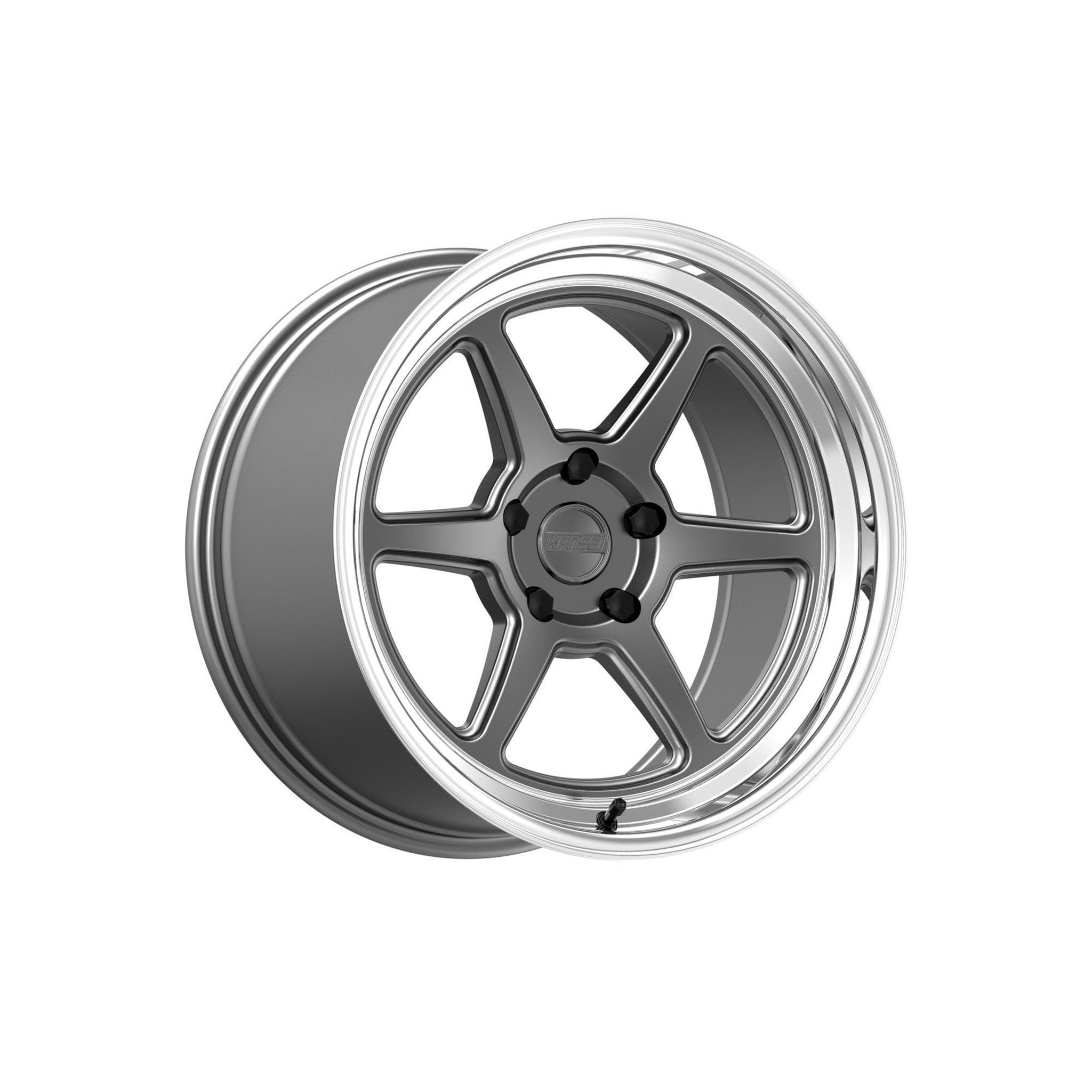 Kansei Roku Matte Grey Machine Lip Wheel 18x9.5 5x120 22mm 72.56HB