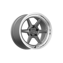 Kansei Roku Matte Grey Machine Lip Wheel 18x9.5 5x120 22mm 72.56HB