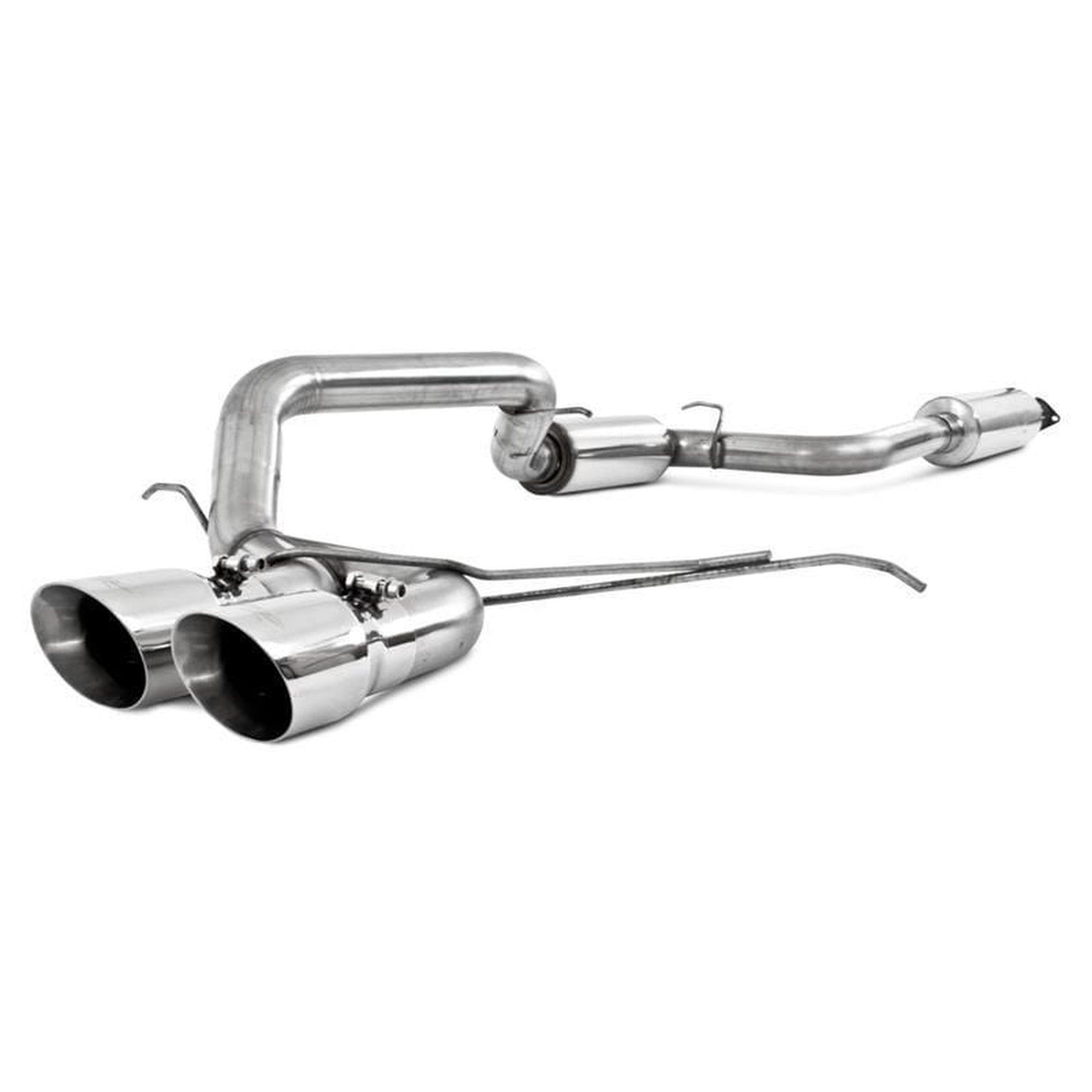 MBRP 3-in Dual Center Outlet Aluminized Steel Cat Back Exhaust Ford Focus ST 2013-2018