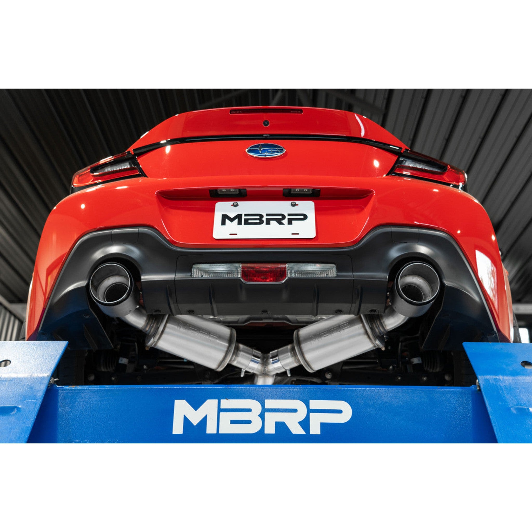 MBRP Armor Pro Street 3in Dual Cat Back w/Burnt Tips Subaru BRZ / Scion FR-S / Toyota 86 2013-2022 | S48043BE