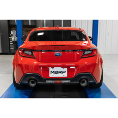 MBRP Armor Pro Street 3in Dual Cat Back w/CF Tips Subaru BRZ / Scion FR-S / Toyota 86 2013-2022 | S48043CF