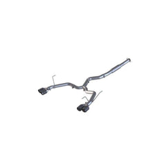 MBRP Race Cat Back Exhaust 3in Dual Split Rear Exit w/ 3.5in CF Tips T304 Subaru WRX / STI 2015-2021