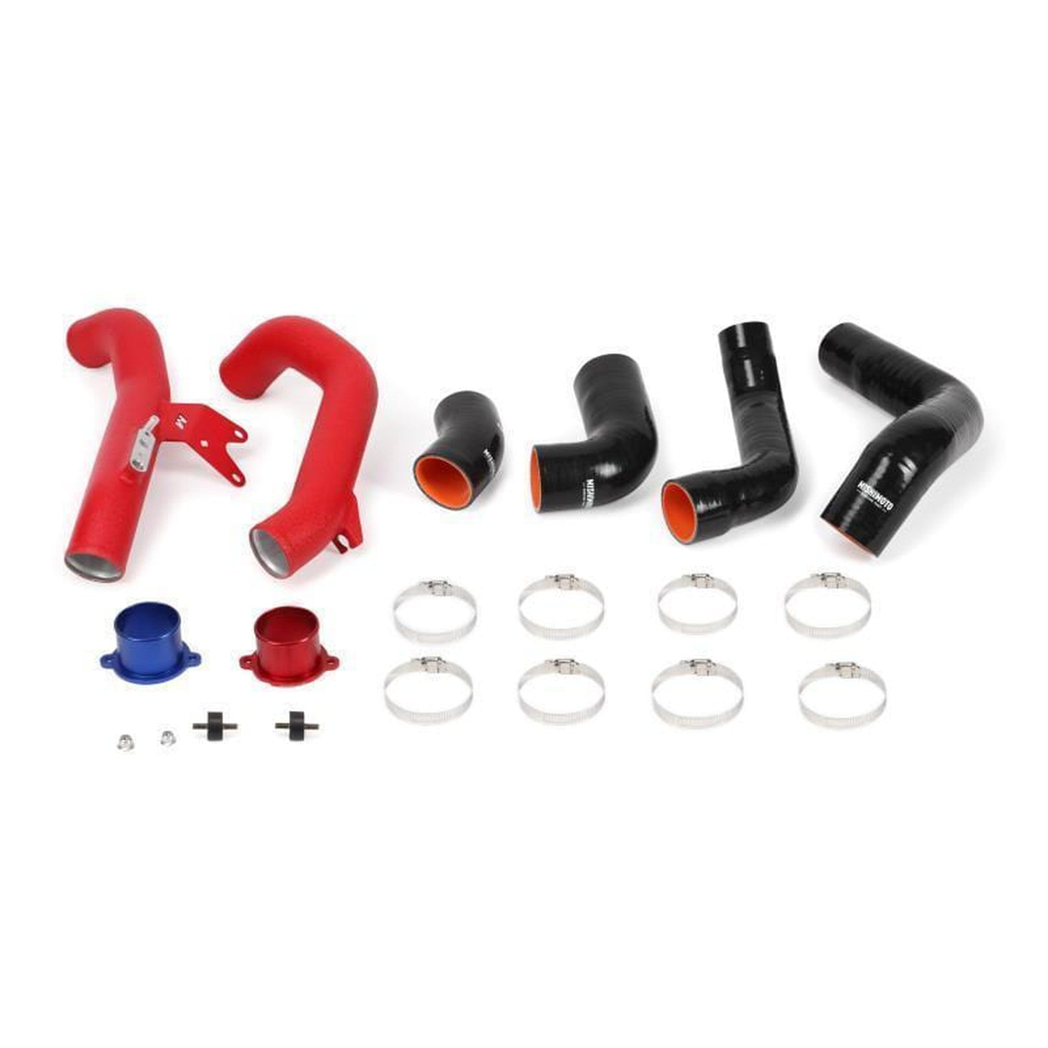 Mishimoto Black Intercooler Kit w/Red Pipes Honda Civic 1.5T 2016+ / Civic Si 2017+