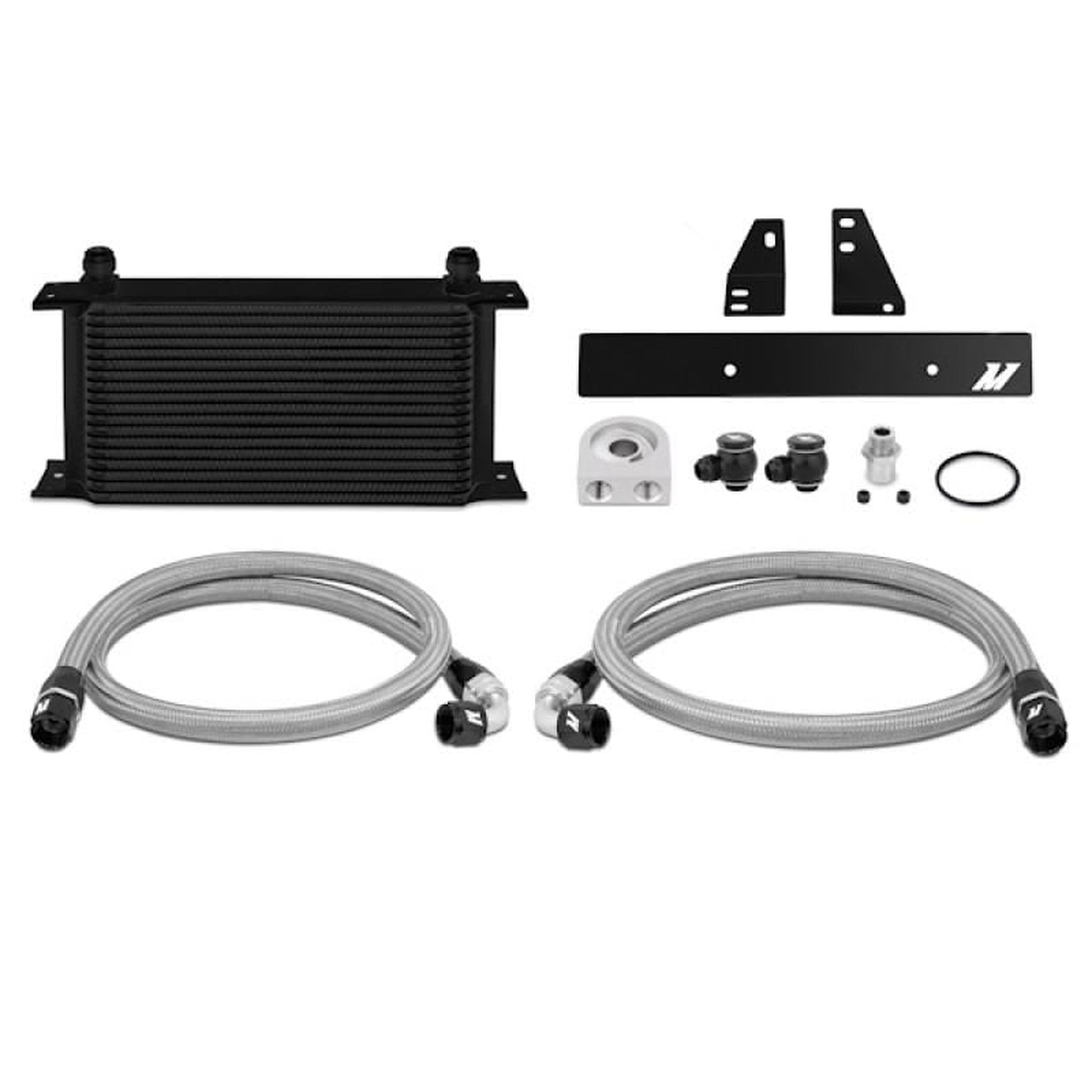 Mishimoto Black Oil Cooler Nissan 370Z 2009-2020 / Infiniti G37 Coupe 2008-2015 | MMOC-370Z-09BK