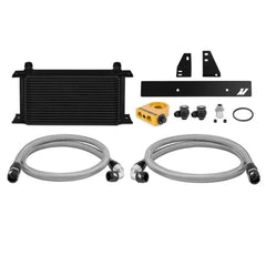 Mishimoto Black Thermostatic Oil Cooler Nissan 370Z 2009-2016 / Infiniti G37 Coupe 2008-2013 | MMOC-370Z-09TBK