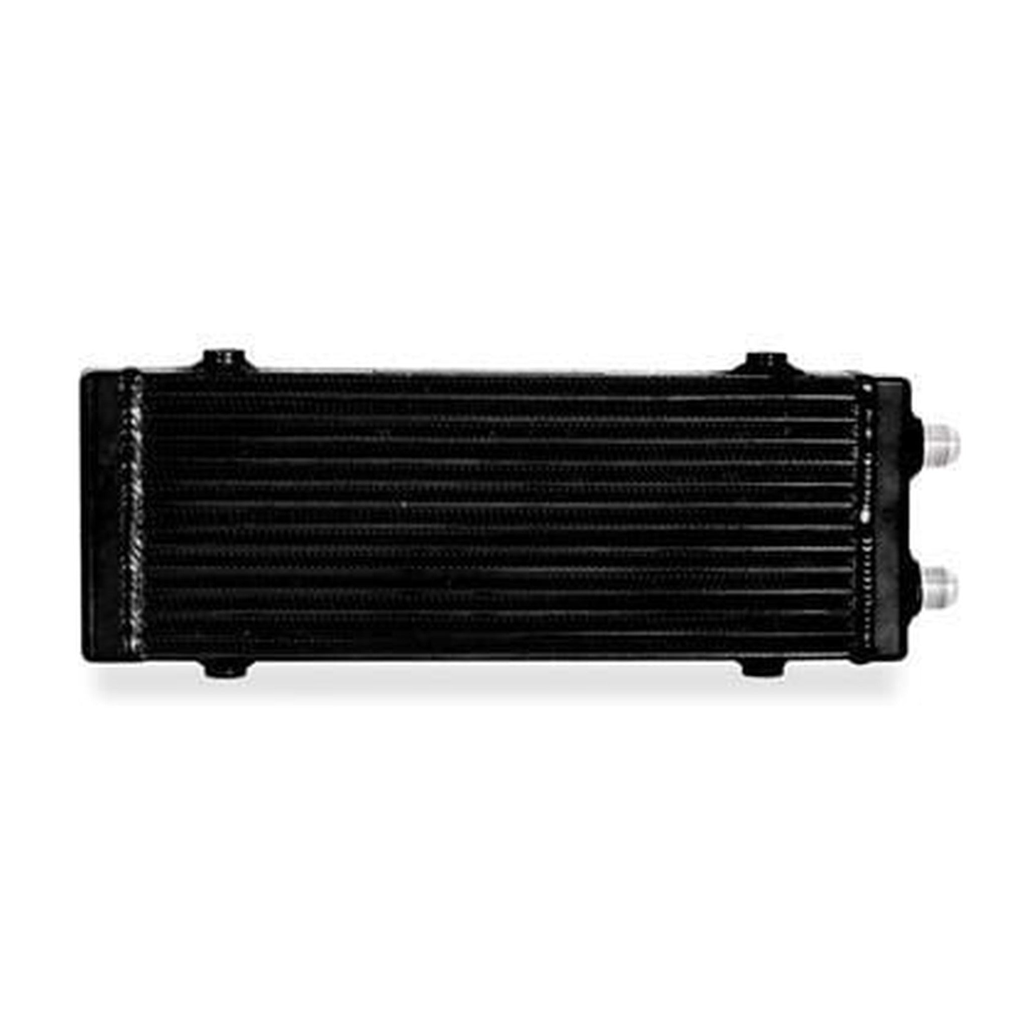 Mishimoto Medium Bar and Plate Dual Pass Oil Cooler Black | MMOC-DP-MBK