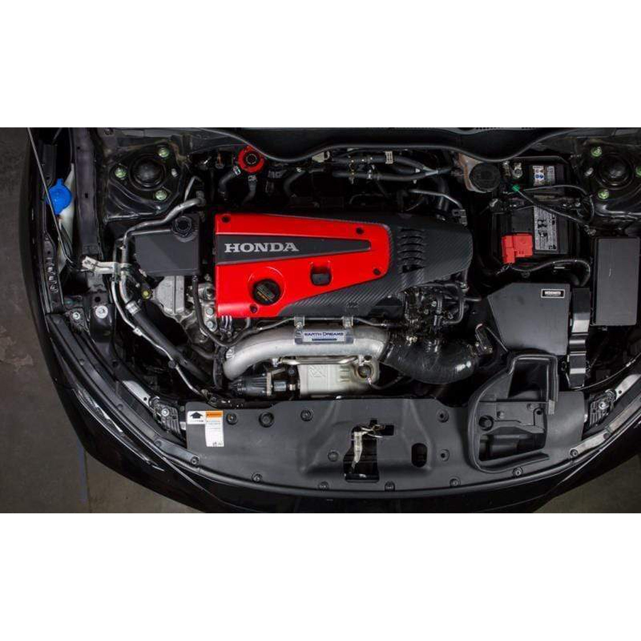 Mishimoto Black Aluminum Expansion Tank Honda Civic Type R 2017+ | MMRT-CTR-17EMWBK