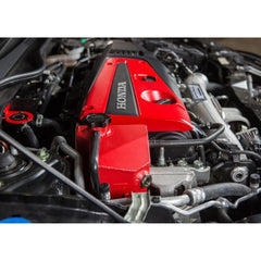 Mishimoto Red Aluminum Expansion Tank Honda Civic Type R 2017+ | MMRT-CTR-17EMWRD