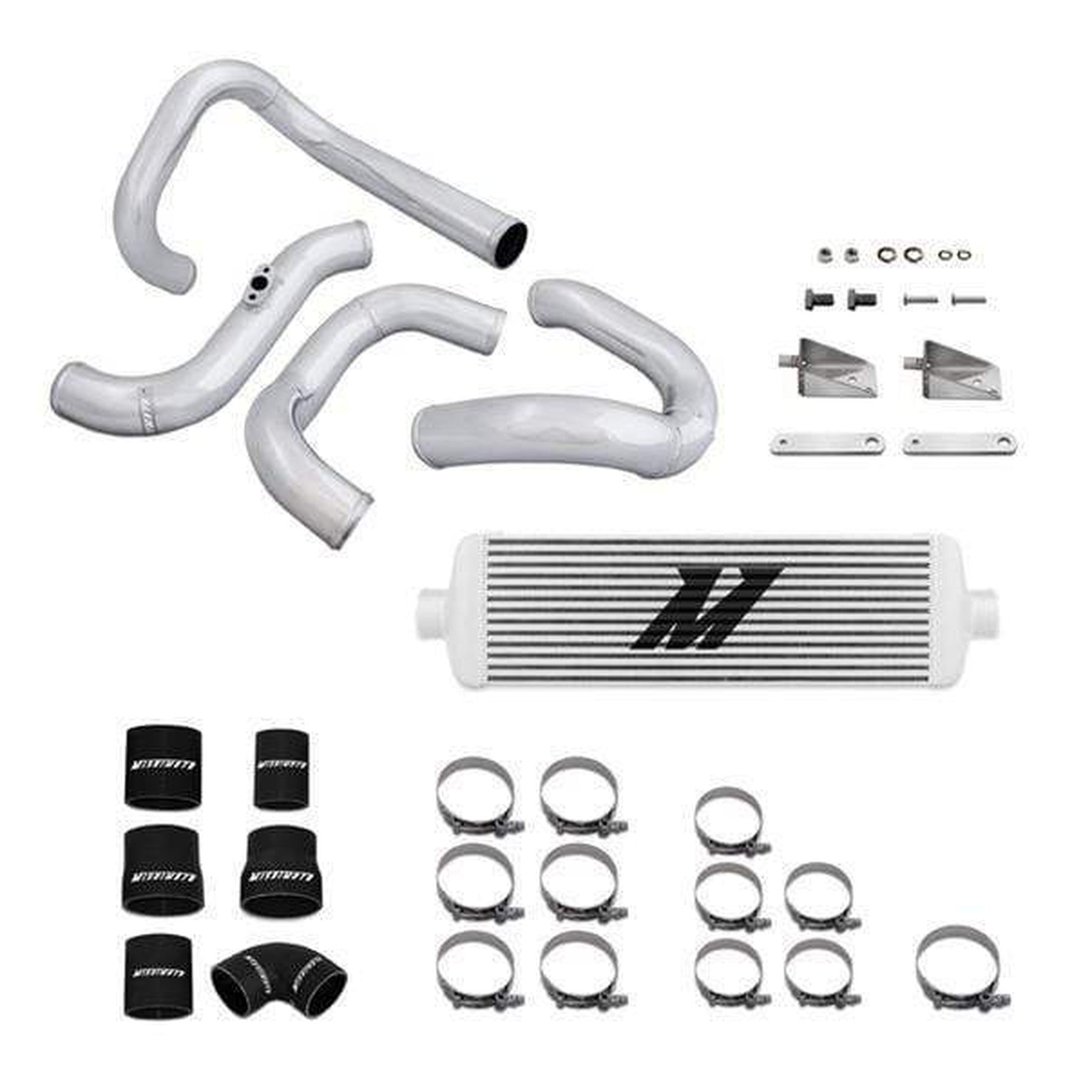 Mishimoto Silver Race Front Mount Intercooler Kit Hyundai Genesis Coupe 2.0T 2010-2012