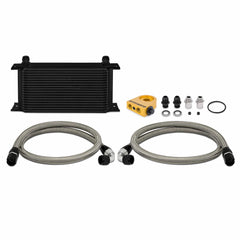 Mishimoto Thermostatic 19 Row Oil Cooler Kit Black | MMOC-ULTBK
