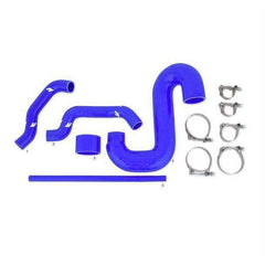 Mishimoto Top Mount Intercooler Kit Silver & Blue Hoses Subaru WRX / STI 2002-2007