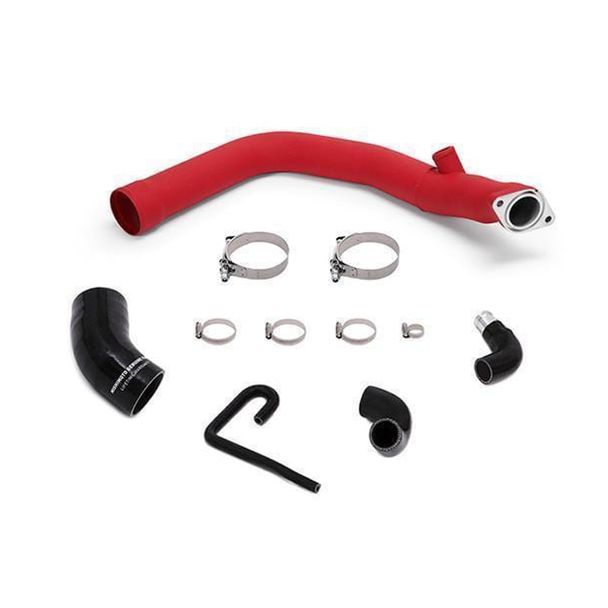 Mishimoto Wrinkle Red Charge Pipe Kit Subaru WRX 2015-2021