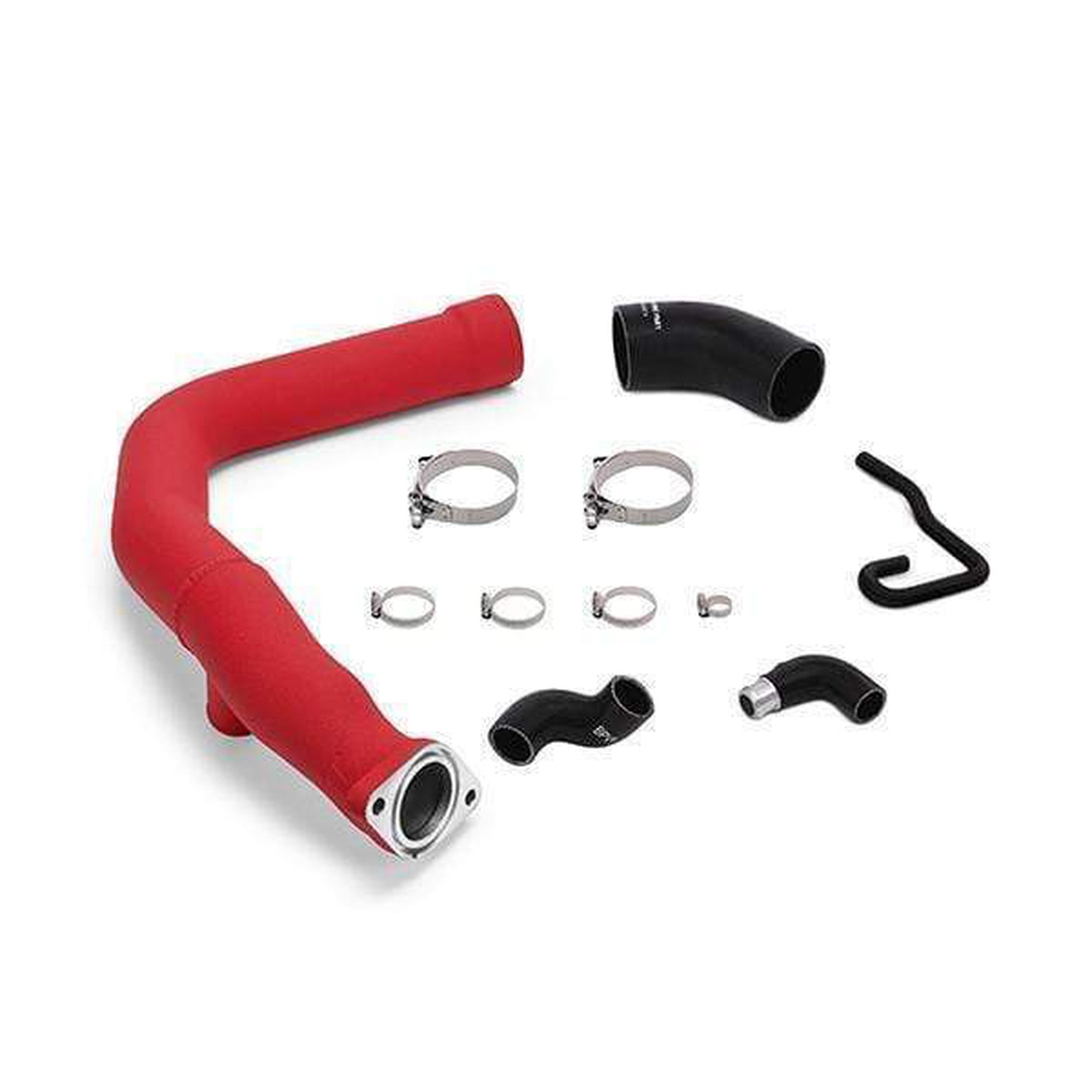 Mishimoto Wrinkle Red Charge Pipe Kit Subaru WRX 2015-2021
