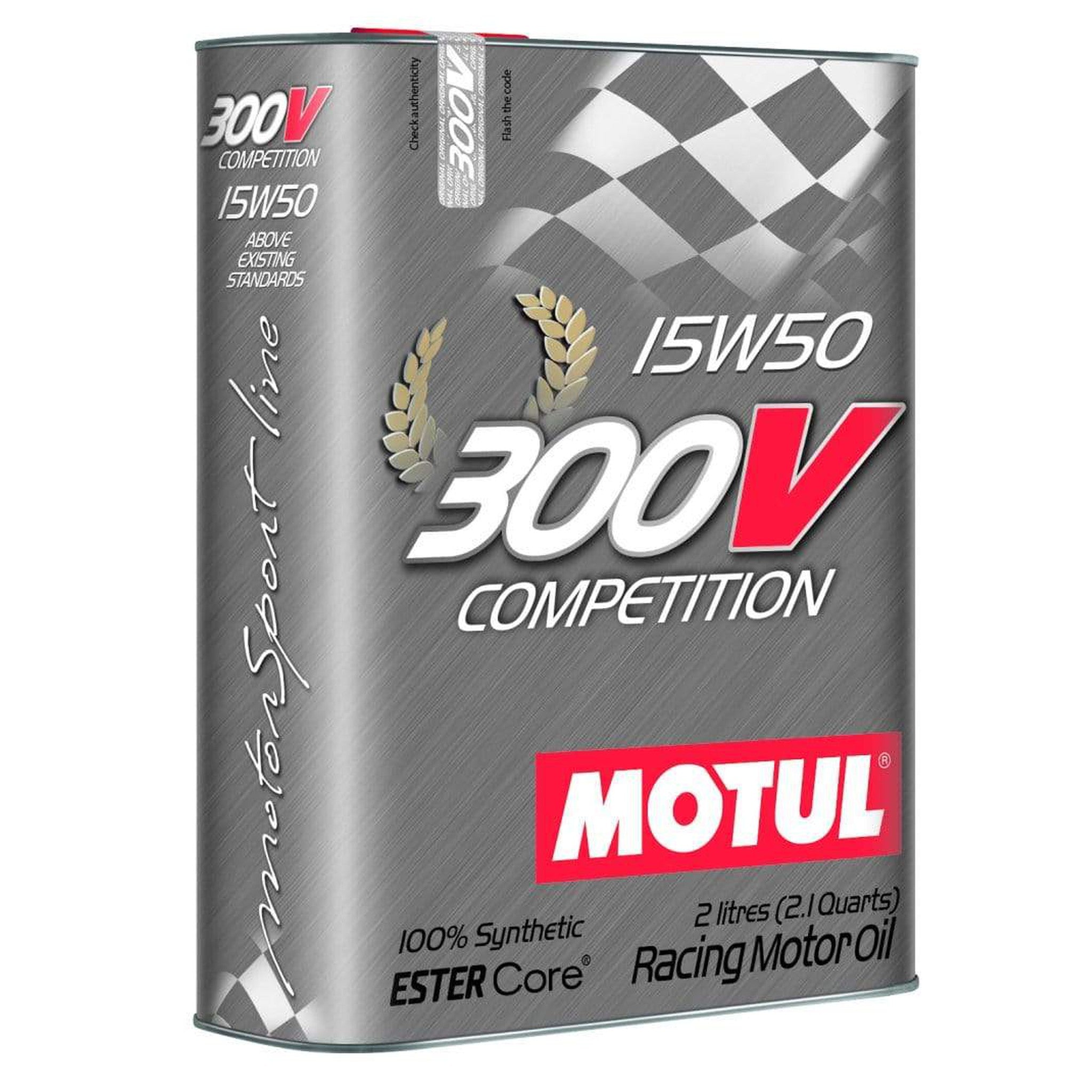 Motul 2L Synthetic-ester Racing Oil 300V COMPETITION 15W50