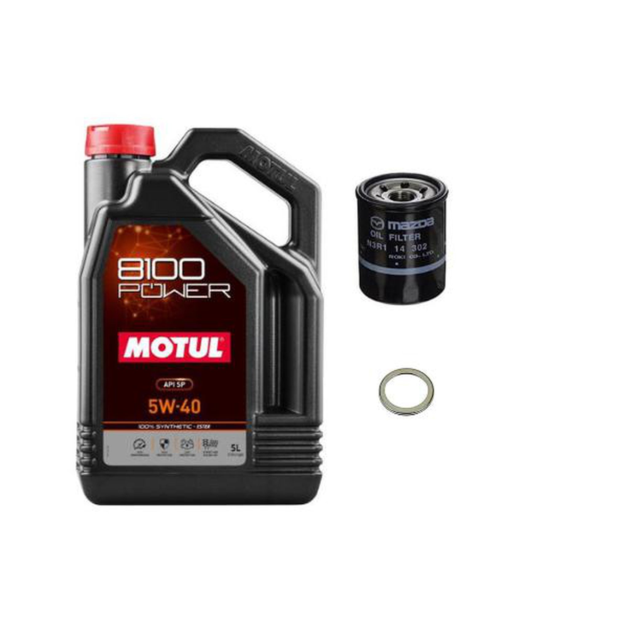 Motul 8100 Power 5W40 Oil Change Kit Subaru WRX 2002-2014 / STI 2004-2021